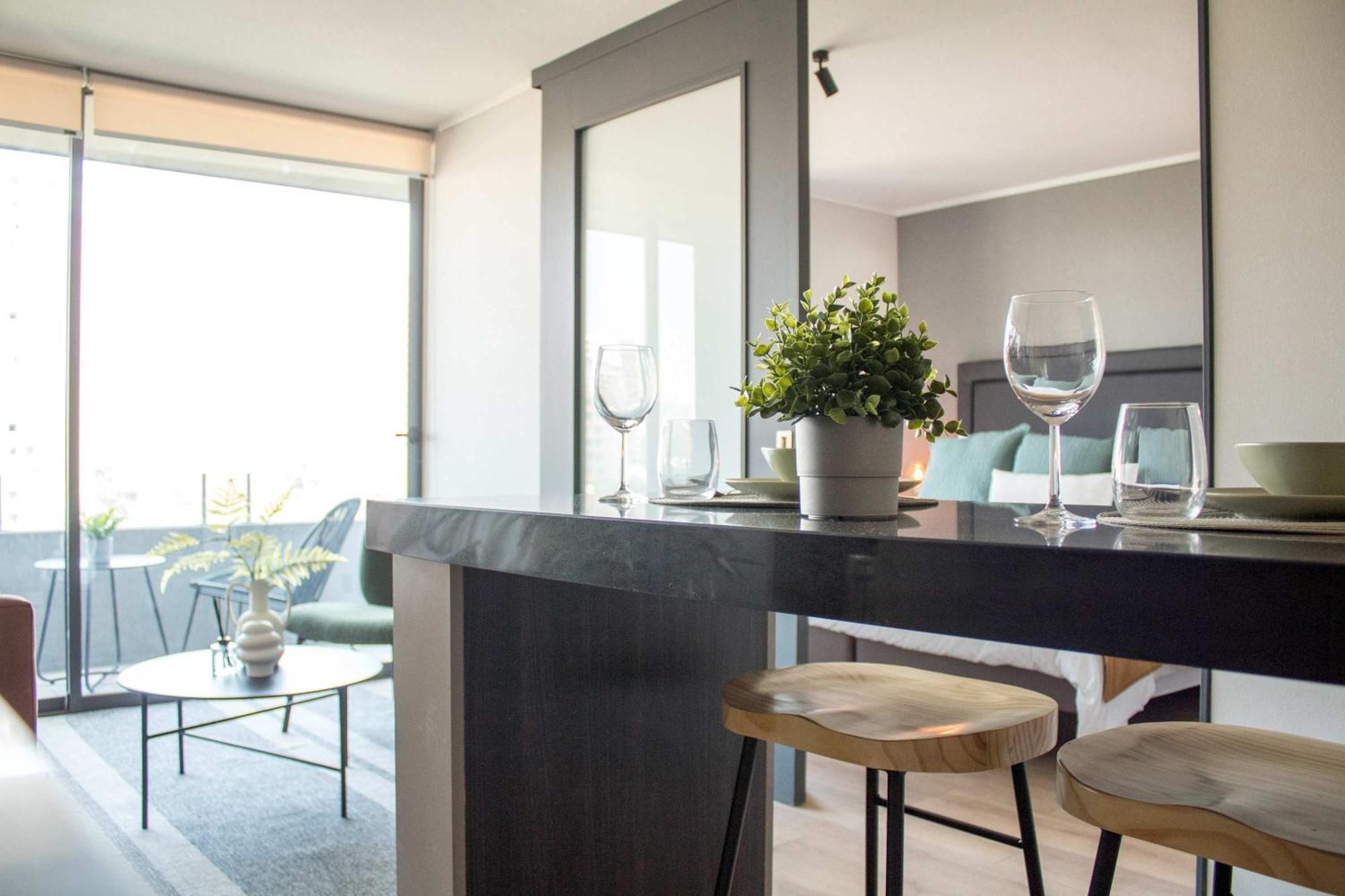 Apartamento Hom I Amplio Y Luminoso Depto Top1 2pax En Nunoa Santiago