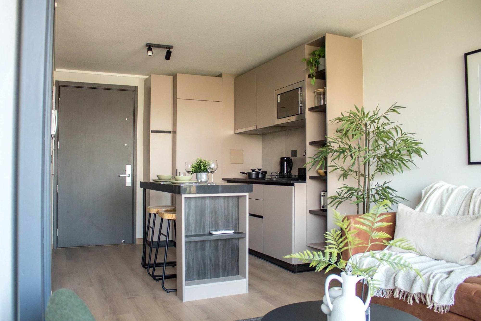 Apartamento Hom I Amplio Y Luminoso Depto Top1 2pax En Nunoa